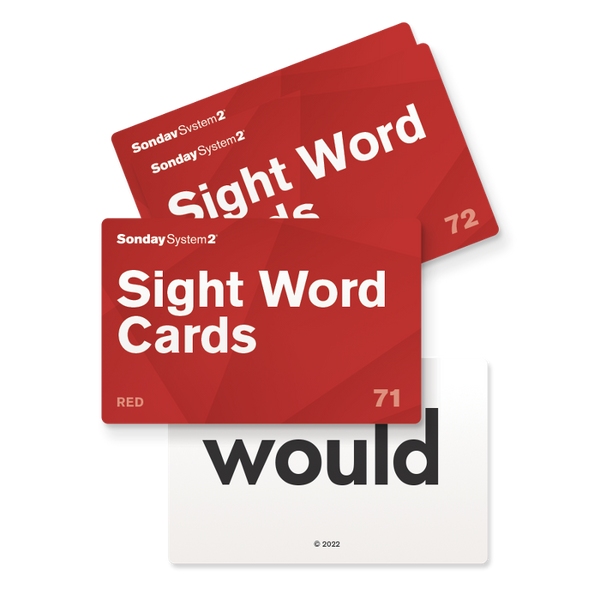 Imagine Sonday System - Sonday System 2 Sight Word Card Deck