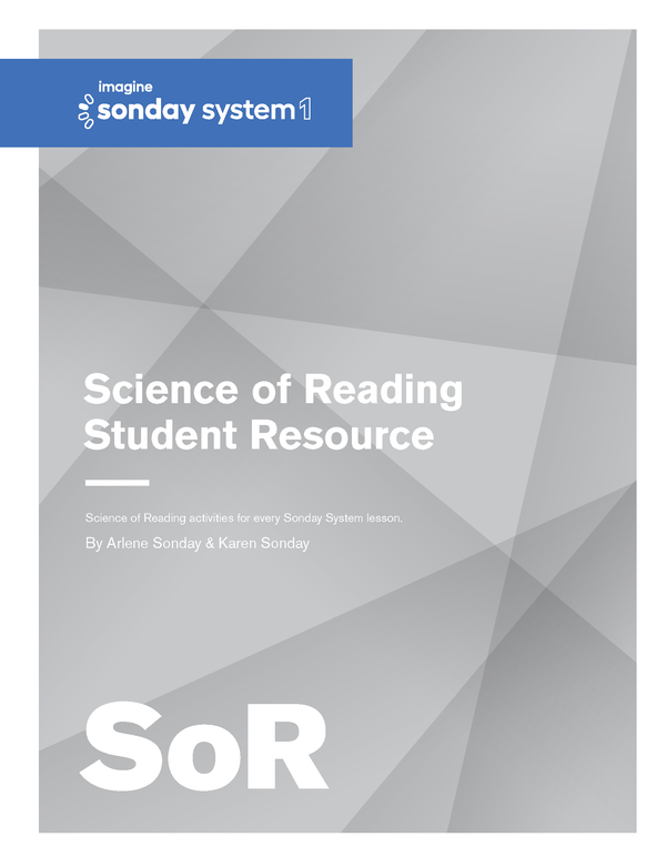 Imagine Sonday System - Sonday System 1 Science of Reading Student Resource