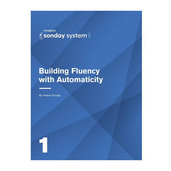 Imagine Sonday System - Building Fluency Workbook