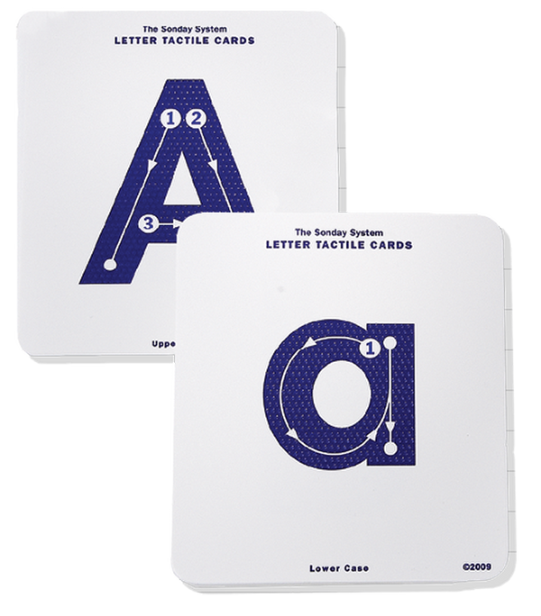 Letter Tactile Card Decks