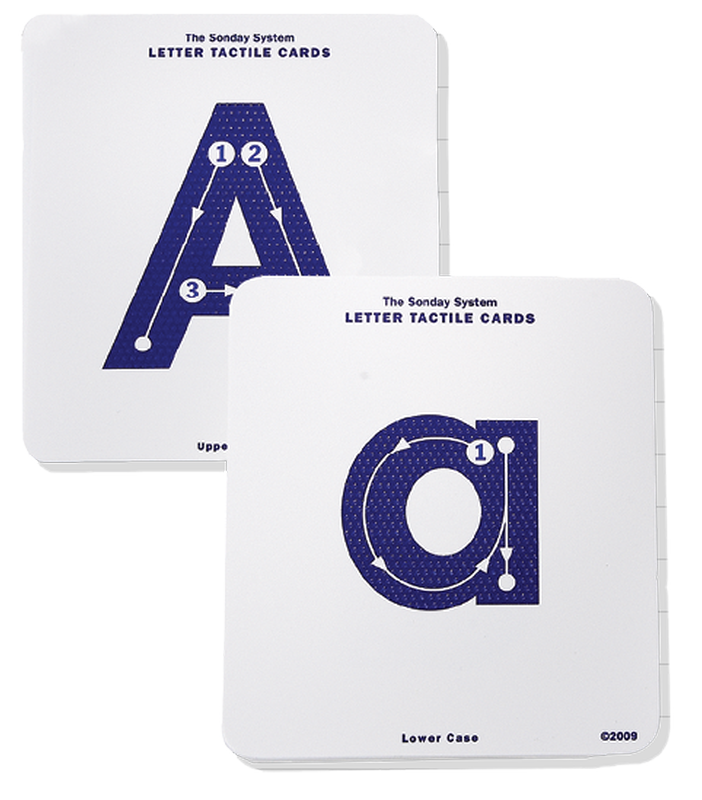 Letter Tactile Card Decks